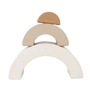 Set mainan busa lembut untuk tempat bermain anak, Set mainan Pastel terowongan pelangi lengkungan pemanjat dalam ruangan untuk bermain - Product Image 4