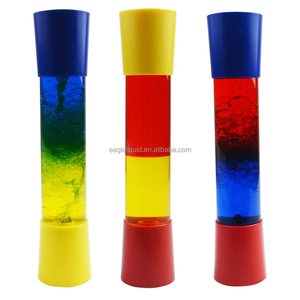 <span class=keywords><strong>Sablier</strong></span> à colonne liquide en acrylique simple/double, couleur personnalisée, pour décoration de bureau, maison, souvenir, cadeau - Product Image 2