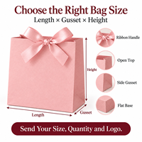 Sacs cadeaux personnalisés en papier kraft avec poignées en ruban et nœud pour emballage cadeau écologique de fêtes, vente en gros, commandes B2B pour marques