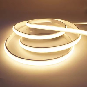 Tira de luz LED FCOB 220V 280 leds IP65 100m, tira de diodos emisores de luz FCOB, con enchufe, voltaje estable, cinta flexible de PVC 220V - Product Image 2