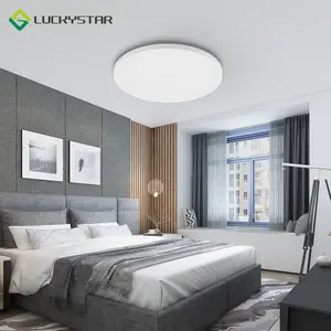 Plafoniera sottile moderna superficie montata camera da letto soggiorno illuminazione domestica rotonda