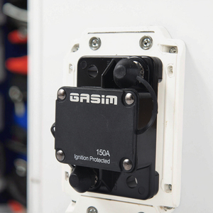 GASIM E97 Pemutus Sirkuit DC <span class=keywords><strong>12V</strong></span>/24V/32V/48V Reset Otomatis Kapasitas Pemutusan 3000A Tembaga Polikarbonat Pemasangan Permukaan <span class=keywords><strong>Mcb</strong></span> - Product Image 2