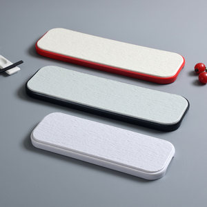 Rectangular Melamine <b>Plate</b> For Hotel Restaurant Use Flat Long Sushi Dish Solid Color Party Tableware - Product Image 1