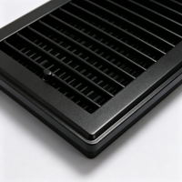 Grille d'aération 6*14 encastrée pour armoire, cache de ventilation décoratif, diffuseur de sol désodorisant, panneau d'accès à la ventilation