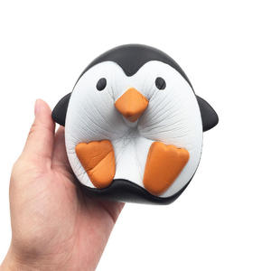 Giocattolo Squishy a Forma di Pinguino in Schiuma PU Kawaii, Antistress con Logo Personalizzato, Regalo Promozionale, Giocattolo Antistress da Spremere - Product Image 4