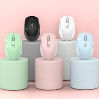 M107 OEM USB 2.4G dan BT Dual Mode Gaming Mouse Bertenaga Baterai 3D Ergonomis Mouse Optik untuk Komputer Laptop