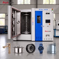 Machine de revêtement ionique à vide poussé AsiaLink pour le placage des surfaces en acier inoxydable, alliage, plastique, verre et céramique