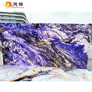 Tím Backlit Onyx mờ đá cẩm thạch lớn sàn cho nội thất cho biệt thự phòng ngủ khách sạn trang trí đá nhân tạo - Product Image 2