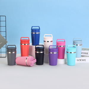 Mug isotherme en acier inoxydable 304, tasse à café portable anti-fuite pour voyage, utilisation extérieure, grande capacité, gobelet à main - Product Image 1