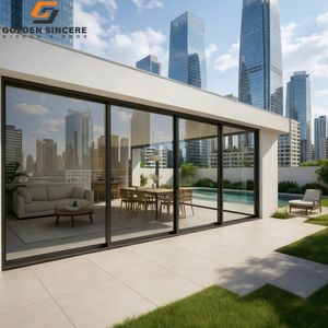 Puerta Panorámica de Aluminio para Patio GS Contemporary con Estructura Reforzada - Product Image 4