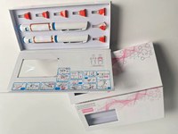 Boîte en carton écologique holographique embossée Tuteng, logo personnalisé imprimé, emballage de rangement pour produits de beauté et soins de la peau