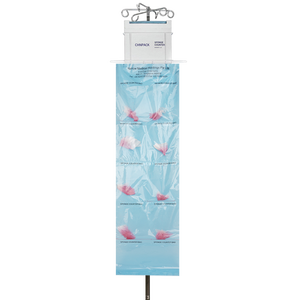 Tas penghitung spons dengan lima kompartemen sepuluh bagian dan lubang gantungan untuk rumah sakit - Product Image 2