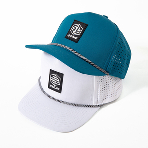 Cappelli da Golf Personalizzati con Logo 3D in PVC Traforato, Cappellini Sportivi a Rete con Corda, Berretto da Baseball - Product Image 1
