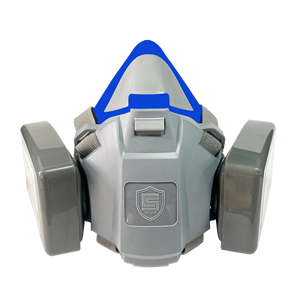 CE Approved Half <b>Face</b> Respirator Dustproof Lightweight Reusable Washable Dual Acid Gas Filter Cartridge Anti-Fog Silicone Mask - Product Image 6