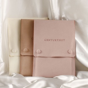 Nouvel Arrivage : Pochette en Microfibre Personnalisable avec Logo pour Bijoux Fins – Présentoir Simple pour Pendentifs Perles, Bracelets et Colliers - Product Image 3