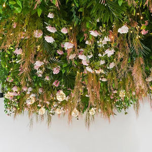 Vv353, nuevo diseño, planta colgante de techo, flores y <span class=keywords><strong>plantas</strong></span> <span class=keywords><strong>artificiales</strong></span> decorativas <span class=keywords><strong>para</strong></span> techo de boda, cafetería, salón, restaurante - Product Image 2