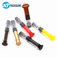 Vente en gros d'usine Verre borosilicate de haute qualité avec échelle précise Seringue de laboratoire cosmétique avec embout Luer Lock/cap Logo personnalisé