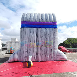 Dual lane backyard kids party tobogan hinchable commercial grade <b>inflatable</b> tsunami boulder crush <b>water</b> <b>slide</b> - Product Image 5