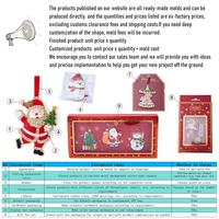 Ornement de Noël Soldat Casse-Noisette en Alliage de Zinc, Décoration Suspendue pour Sapin de Noël en Émail et Strass Diamant, Vente en Gros Personnalisée