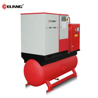 Compresseur d'air vertical combiné Elang 10Hp 220V 25 Cfm avec réservoir d'air et sécheur d'air