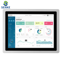 Pfsense — mini tablette pc industriel tactile fanless, linux hmi, 19 pouces, nouveau modèle