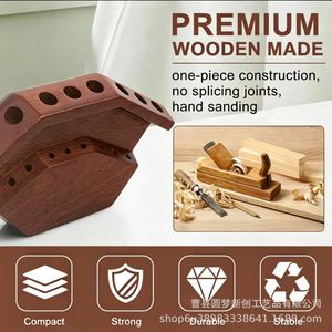 Cross-<b>border</b> wooden dart rack, fan-shaped solid wood 12-hole dart <b>display</b> rack, home wall-mounted dart storage rack - Product Image 5