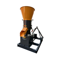 Granulateur PTO entraîné par tracteur avec boîte de vitesses pour la production de granulés d'aliments pour volailles, bétail, poulets et luzerne
