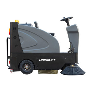 Everlift Ride on <b>Floor</b> Sweeper Machine 1250mm <b>Cleaning</b> Width 6800㎡ H High Efficiency for Warehouse Factory - Product Image 2
