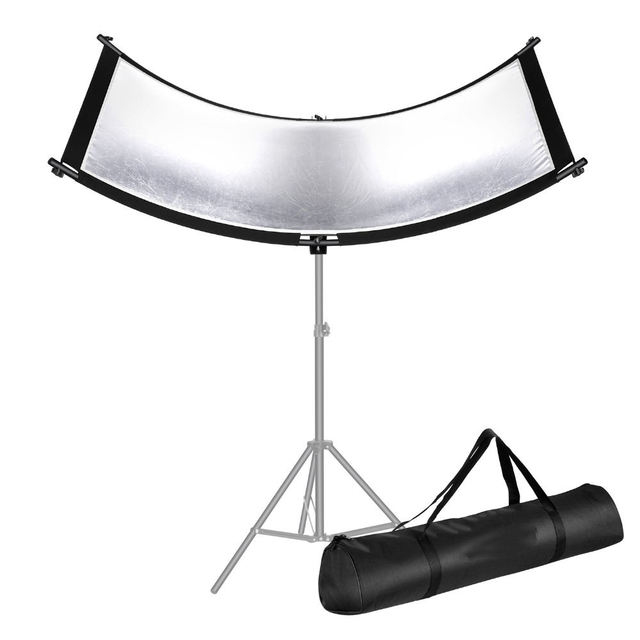 U-Shaped 155x60cm 4 in 1 Photography Reflector Collapsible Light Reflective Cloth Soft Diffuser for Camera Video Studio Photo