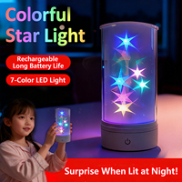 Lampe de table décorative Star pour chevet, lumière d'ambiance colorée, veilleuse pour chambre à coucher, bureau à domicile, éclairage d'ambiance