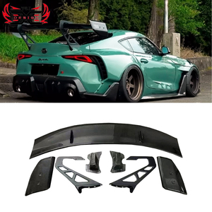 PU Carbon Factory Direct Sales Dry Carbon Supra A90 AD-V3 Wing For Toyota GR Supra A90 A91 MK5 Rear Trunk <strong>Spoiler</strong> Body Kit - Product Image 1