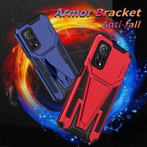 Coque de téléphone pare-chocs pour Xiaomi 10pro / 10T / 10T Pro, coque de téléphone en PC dur et TPU souple avec béquille - Product Image 2