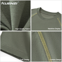 Camiseta Kuenzi Extra Grande de Secado Rápido con Logotipo Personalizado, Cuello Redondo, Manga Corta, 65% Algodón, 35% Sorona, 210GSM, Transpirable, para Mujer