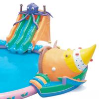 Parc aquatique gonflable circulaire sur le thème des pieuvres de qualité commerciale pour enfants, en PVC, garantie 3 ans