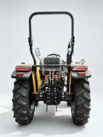 Tracteur diesel 50 CV à quatre roues motrices avec châssis renforcé pour l'agriculture sur petites surfaces, avec boîte de vitesses 8+8, fournisseur chinois