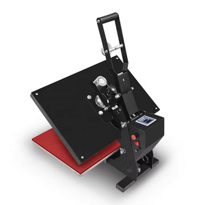 Prensa térmica semiautomática de 38*38 cm de gran tamaño para camisetas con diseño extraíble, fácil de usar, impresora digital de etiquetas de papel, prensa térmica M - Product Image 5