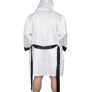 PROFIT SPORTS Robe de boxe pour homme - Légère, respirante, en polyester, séchage rapide, avec capuche, pour l'entraînement en toutes saisons - Product Image 3