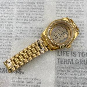 36/39 मिमी कुत्ते दांत लॉग केस के लिए राष्ट्रपति बैंड सेट ग्लास सेट के साथ nh35 कैलिबर रिस्टवॉच टूल और कुत्तों के लिए भागों - Product Image 6