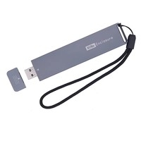 NVME-zu-USB-Festplattengehäuse, M.2SSD-zu-USB3.1-Adapterkarte, USB-zu-NGFF-NVME-SSD-Gehäuse