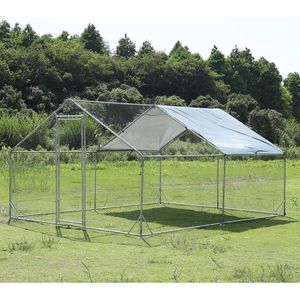 Diretto dal fornitore su misura Walk-<span class=keywords><strong>In</strong></span> ha galvanizzato il pollaio mobile del metallo del <span class=keywords><strong>ferro</strong></span> della casa di gallina con i cancelli del traliccio della recinzione - Product Image 2
