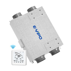 Sistema de Ventilação Residencial E-VIPO ERV Trocador de Calor MVHR Componente do Motor Principal Baixa Manutenção Flexível Economia de Energia - Product Image 6