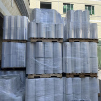Film Plastik LLDPE Tahan Lama Lembut Anti Lembab Transparan Casting Stretch Film 500mm Jumbo Roll Kekuatan Tarik Tinggi Shrink Film