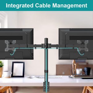 Mountup sản phẩm phổ biến màn hình kép đứng máy tính màn hình cánh tay chủ cho 14-32 ''màn hình - Product Image 5