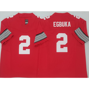 เสื้อเจอร์ซีย์ผู้ชายทีม Ohio 4 jeremiah 33 JACK SAWYER 0 OH-IO 2 Emeka egbuka ตะเข็บจำนวนจำกัดเสื้ออเมริกันฟุตบอล - Product Image 3