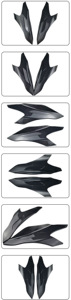 Ailerons latéraux de course pour moto <span class=keywords><strong>Triumph</strong></span>, déflecteurs de vent fixes aérodynamiques, accessoires d'installation non destructifs - Product Image 6