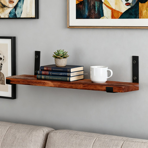 Estante de Almacenamiento Decorativo de Pared, Estantería de Madera, Estantes Flotantes de Pared para Dormitorio, Sala de Estar - Product Image 3