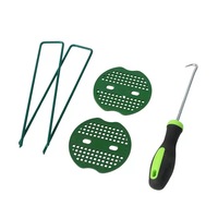 Vente en gros usine : Clous de fixation galvanisés pour gazon artificiel / Clous d'installation en U galvanisés de 6 pouces pour pelouse