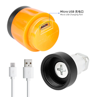 2 clignotants latéraux à poignée, feux d'avertissement de sécurité, 3 modes d'éclairage, rechargeables, pour guidon de trottinette électrique