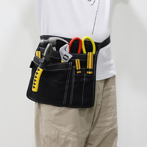 <b>Tool</b> Waist Bag Multi Pocket Adjustable Strap For Electrician Repair <b>Storage</b> <b>Tool</b> Messenger Bag Interior Decoration Use - Product Image 2