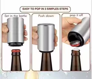 Abridor de Botellas de Cerveza de Acero Inoxidable Directo de Fábrica, Abridor de Botellas de Metal Automático para Cervecería Alemana Zhiguli Oland <span class=keywords><strong>Chateau</strong></span> - Product Image 2
